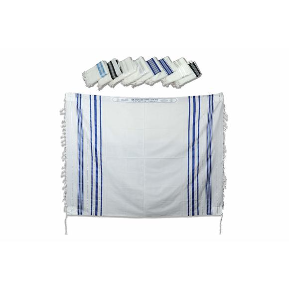 Talitania Traditional Pure Wool Tallit Prayer Shawl Tallis Gadol (size 60 (m)🐯
